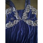 Blue Lace Sheer Slip Dress Negligee Sirencore Seductive Date Night S/M Photo 5