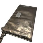 Michael Kors Metallic Silver Signature Wristlet Photo 2