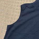 Vintage Collections ETC Womens Snowflake Vest Navy Blue Size Large L Holiday Photo 2