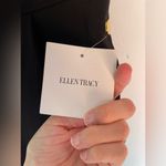 Ellen Tracy  Black Pleated Dress Shorts Gold Buttons Womens M NEW Photo 4