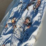 J.Crew Floral Print Pants in Light Blue and Coral Photo 7