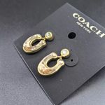 Coach  Gold Horseshoe Earrings Photo 2