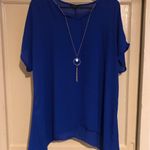 Sami & Jo  Royal Blue Blouse Photo 0