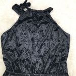 Trina Turk TRINA TURK Black Crushed Velvet Sleeveless Wide Leg Jumpsuit Size Small New Photo 7