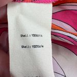 L'Agence L’agence Cameron silk Maxi dress Orange Rose psychedelic print Photo 7