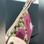 Coach  Y2K Signature Pink Poppy For Peace Flower Crossbody Bag Photo 5