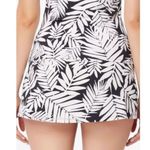 BLEU by Rod Beattie Oasis Skirted Hipster Bikini Bottoms Floral Black White 18W Photo 1