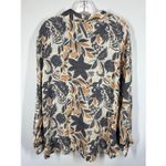 Como Black Women long sleeve rayon blend tunic top size XL NWOT Photo 8