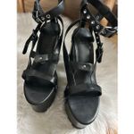 YRU black platform heels size 12 women’s midnight call style Photo 1