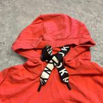 DKNY  Women's coral pink short sleeve hoodie sweatshirt sz small Photo 1