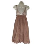 J.Crew  Brown Empire Waist Cotton Spaghetti Strap A-Line Knee Length Dress Size 0 Photo 1