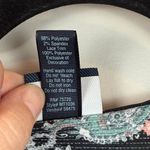 Daytrip Top Women Small Multi Paisley Crochet Lace Trim Kimono Boho Festival Y2K Photo 5