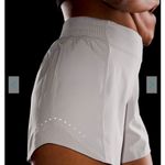 Lululemon  athletica Women's Light Gray Hotty Hot High Rise Lined Athletic Shorts Photo 3