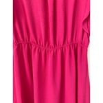 Monteau Pink Milkmaid Babydoll Mini Dress Size M Ruched Flowy Empire Waist y2k Photo 5