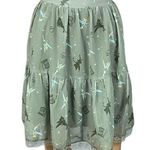 Disney “Tinker Bell Silhouette Poses Flounce Skirt” with POCKETS. Medium. EUC Photo 0