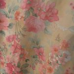 Haband! vintage blazer jacket yellow & pink floral. Size XL Photo 5