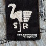 Free People New Sandrine Rose The Virgin Label Straight leg Jeans Silver 24 Photo 11