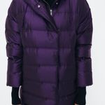 ZARA NWT Water Repellent Down Filled Coat Purple Photo 2