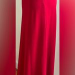 Liz Claiborne Collection Pretty Red Maxi Long Skirt SZ M. Zip On Side Gr… Photo 1
