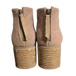 Toms  Boots Womens Size 10 Suede Block Heel Ankle Booties Zipper Casual Shoes Photo 3