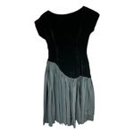 Vintage 1930s–1940s Paramount Chicago Black Dress Satin Bodice Asymmetrical Photo 3