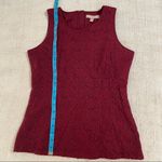 Banana Republic  Sleeveless Burgundy Lace Top Photo 14