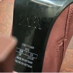 ZARA  Rose Mauve/Pink Sock Style Stretch Ankle
Boots(Size 39,8) Photo 7