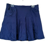 Golf/Tennis Skort Cali Brights Navy W/Sailboats Sz L Blue Size L Photo 0