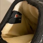 Obermeyer  Black leather Quilted womens unisex ski Gloves vintage Small medium Photo 7