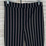 Wild Fable Stretchy Casual Pants Black w Red/White Stripes-Medium Photo 1