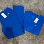 FIGS  Royal Blue Scrub Set Photo 0