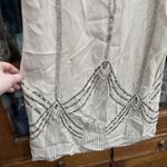 Johnny Was Embellished Beaded Cream Cocktail Gatsby Style Dress Size Small Photo 4