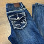 Maurice's size 2 bootcut straight jeans, bedazzled sequins Photo 4