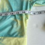 Unbranded tie dye cropped hooded sweatshirt turquoise& yellow size xs Photo 7