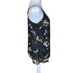 CAbi Cami Floral Cluster Cosmic Sleeveless Small #3606 Tiered Flowy Sheer Top Photo 3