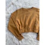 Civil Regime Cropped Sweatshirt Size Small Yellow Photo 1