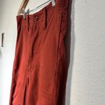Levi's Orange Ankle Cropped Pants with Structured Fabric Photo 1