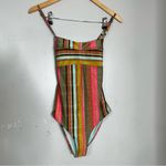 prAna Lurisia Striped One Piece Swimsuit Size Small Photo 2