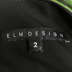 ELM DESIGN Sz 2 Jersey Knit Pleated Skirt Grunge Whimsical Glam Dark Academia Black Photo 3