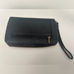 Fossil  Black Leather Zip Wallet Photo 1