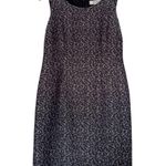 Jones Studio  Separates Black and Gray Print Shift Dress Business Casual Size 6 Photo 0