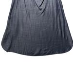 Laju Denim Tencel Blue 3/4 Sleeve Bow Tie Off the Shoulder Dress Women’s Sz Med Photo 5