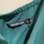 Nerlerolian Summer Midi Sleeveless Dress Adjustable Straps Green Size Small Photo 7