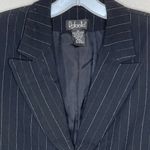 Vintage Rafaella Pinstripe Blazer‎ Black Size 10 Photo 2