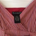 Alexandra Bartlett Gingham Cotton Midi Dress​ Red Size 2 Photo 2