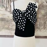 Anthropologie DOLAN Cropped Bow Sweater Tank Size Large $98 Photo 2