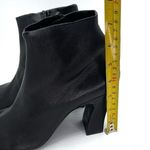 Khaite Leather Heel Ankle Boots Black Women’s Size 8.5 IT 38.5 Booties Photo 9