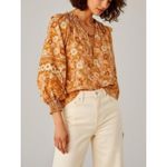 SPELL & THE GYPSY Anne Blouse, Peach, XXS Photo 1