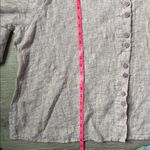 Flax  linen button down top Photo 5