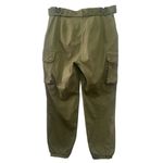 Akira Belted Cargo Joggers Size Medium Army Green Cotton Photo 1